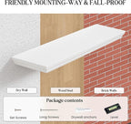 Fun Memories Floating Shelves 48 Inch Long, 9.3 Inch Deep Classic Crown Molding - Image 6