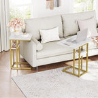 HOOBRO Foldable C Shaped End Table, C Shaped Side Table - Image 5