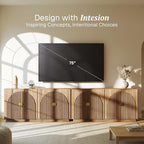 BELLEZE 65 Inch Fluted Buffet Cabinet - Image 3