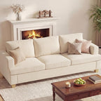 Apicizon 89" 3 Seater Modern Sofa, Chenille Couch by APICIZON
