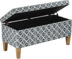 HomePop Large Decorative Storage Bench - Image 6