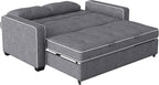 Serta Ainsley 66.5" Convertible Sleeper Loveseat, Full Size, Dreamcoil Comfort - Image 10