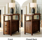 LITTLE TREE Solid Wood End Table Set 2 - Image 6