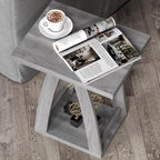 FROMJBEST End Tables Living Room, Side Table Beside Sofa, Nightstand - Image 4