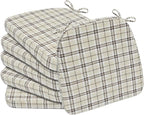AAAAAcessories D-Shaped Chair Cushions, Machine-Washable Cover by AAAAAcessories