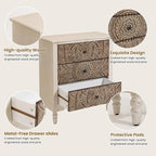 SUNBURY Vintage Wooden Nightstand - Image 4