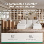 Novilla 133.8" Modular Cloud Couch, Modern Sectional Sofa - Image 20