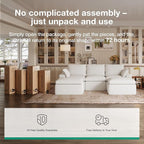 Novilla 133.8" Modular Cloud Couch, Modern Sectional Sofa - Image 20