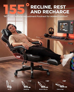 GTPLAYER Gaming Chair for Adults, Big and Tall 350LBS Heavy Duty Office Chair - Image 7