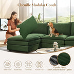 Vesgantti Large Modular Sectional Sofa, Big Comfy Cloud Couch - Image 5