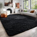 PAGISOFE 6x9 Ft Fluffy Bedroom Rugs, Fuzzy Shaggy Carpet, Indoor Plush Nursery - Image 3
