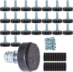 24 Pack 1/4"-20 Thread Leveling Feet by DIYfurniturerepairtools