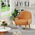 Aklaus Mid Century Modern Accent Chair Set of 2 Armchair - Image 8