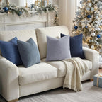 MIULEE Blue Decorative Pillow Covers 22x22 Inch Set of 4 Boho Western Farmhouse - Image 8