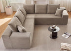 Sectional Cloud Couch for Living Room, Modular Floor Deep-Seat Sofa, Big Comfy - Image 3