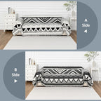 MYSKY HOME Couch Cover for Sectional Sofa Set Boho Geometric Furniture Sofa - Image 3