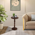 Rustic Wooden End Table 12x22 - Image 8