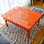 Korean Solid Wood Orange Coffee Table - Image 6