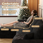 108" Sectional Couches for Living Room Cloud Couch Sofa - Image 5