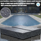 Patio Lounge Chair Covers 4 Pack Waterproof Outdoor chaise lounge cover 80" x - Image 5