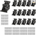 16 Pack Folding Brackets, Self-Lock Hinge by Spiglamm