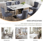 KCC Velvet Dining Chairs Set of 2, Upholstered High-end Tufted Dining Room Chair - Image 7