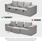 Modular Sectional Sofa 3-Seater Modular Couch - Image 4