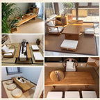 Solid Wood Low Coffee Tea Table - Image 6
