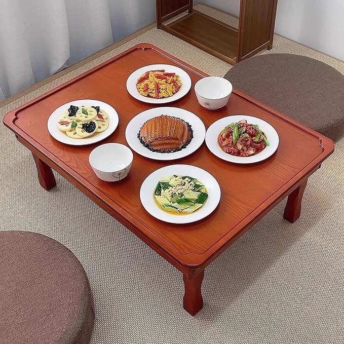 Rectangle Folding, Solid Wood Low Table Meditation - Image 5