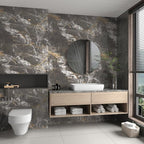 BAYYA 31.5"x80" Glossy Grey Marble Contact Paper - Image 4