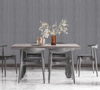 Grasscloth Peel and Stick Wallpaper Faux Weave Grey Contact Paper Modern - Image 5