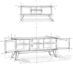 SIMPLIHOME Draper TV Stand - Image 3