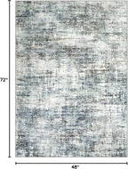 4x6 Area Rugs Washable Rug: Modern Abstract Living Room Rug Soft Anti-Skid Thin - Image 2