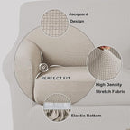 Turquoize 2 Piece Chair Covers Chair Slipcovers - Image 3