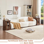 Joaxswe Narrow Night Stand for Small Spaces, Farmhouse Side End Table - Image 3