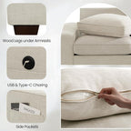 TEKAMON 100" Modular Sectional Sofa - Image 5
