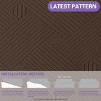 ZNSAYOTX Oversized Super Stretch Couch Cover, New Striped Sofa Covers - Image 5