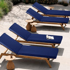 Chaise Lounge Cushion Outdoor, Waterproof and Stain-Resistant Lounge Deck - Image 6