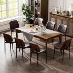 YaFiti Dining Chairs Set of 4, Dining Room and Kitchen Chairs, Mid Century - Image 7