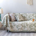 GLORY SEASON Sofa Cover Luxury Jacquard Stylish Embroidery Ruffle, Vintage Sofa - Image 8