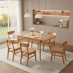 Muwuele Solid Wood Extendable Dining Table - Image 2