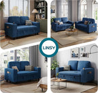 LINSY HOME Loveseat Sofa with Storage - Image 8