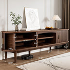 Decofy Mid Century TV Stand for TVs up to 90 Inches, Entertainment Center - Image 2