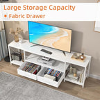 GYIIYUO TV Stand with Fabric Drawers - Image 5