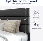 Allewie Full Size Platform Bed Frame - Image 4