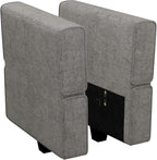 Belffin Fabric Modular Sectional Sofa Armrest Backrest Module Couch Side - Image 2