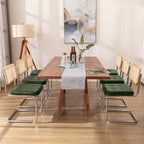 Zesthouse Natural Rattan Dining Chairs Set of 6, Modern Dining Room Chairs by Zesthouse