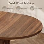 Einhomn 43-59" Extendable Round Dining Table, Kitchen Table - Image 5