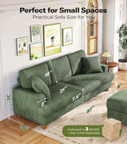 Kidirect 87in L Shaped Couch, Modular Sofa No Tool Assembly, Comfy Sectional - Image 2