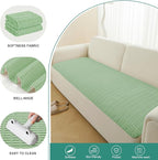 Foxdecor Couch Covers for Sofa, Chaise Cover Sofa Seat Covers, Anti-Slip Dog - Image 3